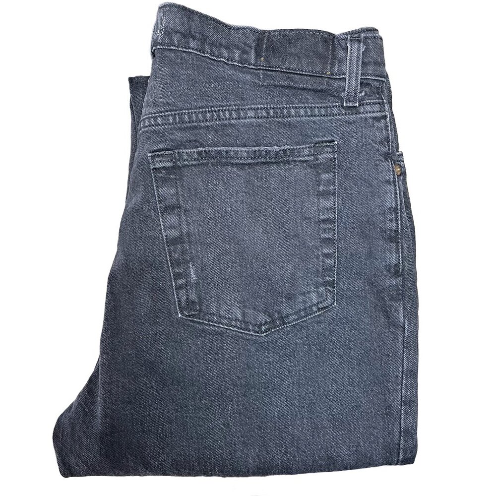 Abercrombie & Fitch Women's Ultra High Rise 90s Straight Jean Black 32/14R - Picture 6 of 11